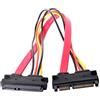 XAGMODSHN Cavo di prolunga 22 Pin maschio a femmina 3 22 Pin maschio a femmina 7+15 Pin Data Power Combo, 30/50cm