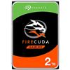 Seagate FireCuda, 2 TB, Unità ibrida SSD, Unità SATA da 6 GBit/s, 3,5 Cache da 64 MB Accelerata Flash, 3 anni di servizi Rescue (ST2000DX002)