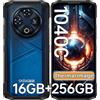 DOOGEE Fire 6 Rugged Smartphone con Termocamera, 16GB+256GB/2TB Telefono Indistruttibile Android 14, 10400mAh, 6,56" Display Modalità Schermo Diviso, 50MP+8MP, 4G Triplo SIM, IP68/NFC/Sblocco Facciale