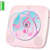 Kegaudio Lettore CD Portatile hifi: Kegaudio Lettore CD Bluetooth con Altoparlante Lettore musica da tavolo a parete con supporto Riproduzione USB/AUX Presa per cuffie Rosa