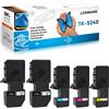 LOSMANN TK-5240 Cartuccia toner compatibile per Kyocera TK5240 per Kyocera Ecosys M5526cdw M5526cdn, Kyocera Ecosys P5026cdw P5026cdn (5-Pack, 2Nero, 1Ciano, 1Magenta, 1Giallo)