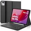 WAVATA Tastiera per Lenovo Tab M11 2024 11 Pollici, Custodia Tastiera per Lenovo Tab M11 Magnetica Bluetooth Italiano Staccabile Cover con Tastiera QWERTY Layout, TB330/TB331, Nero