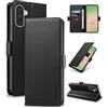 Yunubeyii Cover Libro per Samsung Galaxy A56 - [Blocco RFID] Luxury PU Leather Portafoglio Card Holder Magnetic Phone Custodia con Kickstand, Cover Protettiva Antiurto, Nero