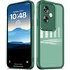 PanXCase Cover Trasparente per Oppo A79 5G - Custodia Clear con Lens Protector Ultra Sottile Morbida Antiurto con Protezione Fotocamera (Verde)