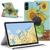 SWEIMEN Custodia Protettiva Compatibile con Xiaomi Redmi Pad Pro (12.1 pollice) tavoletta, con supporto girevole a 360°
