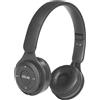 DECATRONIC Cuffie Bluetooth con esperienza sonora HiFi, ottimo Design, Radio FM integrata, ingresso jack 3,5mm, slot SD card, compatibbile con tutti i Dispositivi Android e iOS (Nero) (nero)