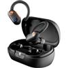 Skullcandy Push ANC Active Auricolari Wireless Bluetooth In-Ear con Microfono, 58 Ore di Autonomia, Impermeabilità IP67, Ricarica Wireless, Compatibili con iPhone e Android - True Black/Orange