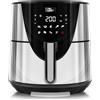Uten Friggitrice ad Aria Calda 7,5 Litri, Friggitrice Senza Olio XXXL, 1700W Air Fryer, LED Touch Screen, Tempo Temperatura Regolabili, Senza PFOA&BPA