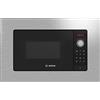 Bosch BEL623MS3, Microonde da incasso, Programmi automatici di cottura, Display LED rosso, Apertura laterale a sinistra, Grill, Illuminazione LED, Acciaio