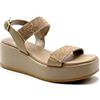 Igi&Co Donna ENGY, Sandali con Zeppa, Taupe/Cipria, 37 EU
