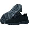 Shoes for Crews Sneaker da lavoro da uomo - comode scarpe impermeabili con suola antiscivolo e solette ideali per gastronomia e cucine per camerieri e chef - Everlight ECO, Nero , 44 EU