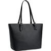 WM WEDMAY WEDMAY - Borsa a tracolla da donna, taglia grande, nera, ideale per università, scuola, lavoro, quotidiano, viaggio, borsa per computer portatile, Nero (Nero ), Large