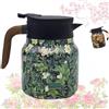 SOCLING Raidley Vintage Floral Pattern Tea Thermos,Doresty Thermos Tea Pot,raidley Vintage Floral Pattern Tea with Infuser,Mini-Hot Stainless Steel Floral Pattern Tea Ther-mos Lid for Hot Drinks (1000ml)