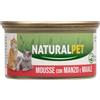 NaturalPet Cat Adult Mousse 85 gr - Manzo e maiale - 85 gr - Confezione da 6 pezzi - 1° ORDINE? scegli lo sconto BZR5 / BZR20 + 200 punti fedeltà