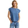Pepe Jeans Lory, T-shirt Donna, Blu (Sea Blue),L