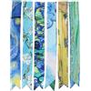 WRITWAA 6 Pezzi Sciarpa Di Seta Turbante Setose Foulard Al Collo Borse Da Donna Fasce Per Foulard Bandana Borsetta Nastro