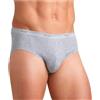 Sloggi Slip Uomo in Cotone Elasticizzato, Offerta 4-6-8 Pezzi, Slip Uomo in Cotone Basic Midi (L, 4 Pezzi.Grigio)
