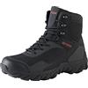 Kobilee Scarponi Impermeabili Uomo Montagna Invernali Neve Scarpe Trekking Sportive Calda Stivaletti Sneakers Foderato Combattimento Scarpe Stivali Scarponi da Caccia Antiscivolo Escursionismo
