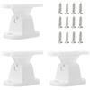 MIPIACE 3 Pezzi Ferma Porta Camper in Plastica Fermaporta Camper Bianco Fermo per Porta Roulotte con 12 Viti per Porta Camper Roulotte Fermaporta Accessori per Camper