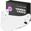 Everalo Visiera Compatibile con HJC Cs15 - Fg15 - Is16 - Tr1 - Fs11 - Ac12 - Cl15 - Cl16 - Clsp - Clst - Cl17 - Csr1 - Fs10 - Fs15 - Hj09 (Trasparente)