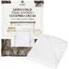 SoNiT home decor SONIT - Lenzuolo con Angoli Una Piazza e Mezza 120x190 cm Bianco - Lenzuolo con Angoli Cotone Traspirante - Lenzuola con Angoli una Piazza e Mezza Facile da Lavare