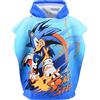 Sonic The Hedgehog Asciugamano con Cappuccio per Ragazzi, Telo da Spiaggia, Telo da Bagno, Asciugamano Poncho per Bambino