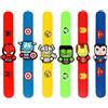 POPOYU Braccialetti Silicone Supereroi Slap Bands per Bambini,Cinturino Silicone Slaps Bracelets di Supereroi Bande Di Schiaffo Bracciali per Ragazze, Ragazzi,Regalo per Feste,Compleanno,Aula,Natale