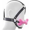 BONDAGERIE® Gàgbàll a forma di osso in silicone medico, vari colori Colore: Rosa