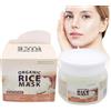 WOTEG Gel viso di riso, crema idratante per la pelle del viso, maschera delicata senza risciacquo, prodotti di bellezza per viaggi, casa, viaggi d'affari, dormitori, vacanze Woteg
