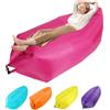 plplaaoo Lettino Gonfiabile, Divano Gonfiabile Per Viaggiare, Sedia da Spiaggia da Campeggio All'aperto, Lettini Gonfiabili, Materasso Ad Aria Pieghevole Portatile Per Feste in Spiaggia(Rosa rossa)