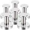 OCEUMAOA Ganci magnetici extra forti, 32 kg, magneti al neodimio con gancio, colore nero, 36 mm, per porte in ferro, frigoriferi, cucine, appendiabiti, ufficio, campeggio, magnetici, 6 pezzi