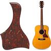 Tissting Pkeyguard per Chitarra Acustica, Protettore Elegante con Adesivo Forte per Protezione da Graffi e Personalizzazione per Chitarre Folk e Classiche per Chitarristi Fingerstyle