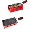 Vastsea Raclette al Formaggio, Mini Griglia per Raclette Set, Mini Piastra Antiaderente per Formaggio, Utensili da Cucina Impostare
