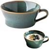 IGTOPS Tazza da caffè grande, 700 ml, grande ciotola con manico, ciotola per cereali con manico, tazza da caffè XXL, tazza da caffè grande in ceramica (verde 2)