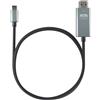 Cavo intrecciato da USB-C a HDMI (4K@60Hz) - 2 m | nero