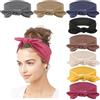 DRESHOW 8 Pezzi Fasce per Capelli Boho Stile Criss Cross Turbante Fascia Accessori Cerchietti per Donna Ragazze