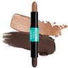 NYX Professional Makeup Highlight & Contour Stick, Stick per Contouring a Doppia Punta, Corregge, Scolpisce e Illumina, Formula Vegana, Wonder Stick, Deep