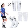 EMHTHME Parastinchi da calcio, Manicotto Antiscivolo, Calzini Parastinchi, Calze Antiscivolo Calcio, Reggi Parastinchi Calcio, Partita di Calcio Protezione Gambe Maniche, per Ciclismo Trekking (38-44)