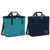 SACAR Borsa Termica PLUS 9 Lt con Zip Rinforzata e Tracolla - Ideale per Mare, Pic Nic e Outdoor (SET 2 BORSA TERMICA 9LT BLUE+LIGHT BLUE)