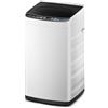 Midea MLTW09M1BWW Lavatrice portatile con 6 cicli, pulizia tamburo, vasca da bagno in acciaio inox, coperchio trasparente, lavatrice a LED 0,9 pi³, bianco
