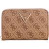 Guess Laurel, Accessori da Viaggio-Portafogli Donna, Latte Logo, 3-14-9cm