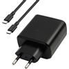 Supecesorio Caricabatterie per Samsung Ricarica Rapida, 45 W Caricabatterie USB C con cavo di tipo C da 2 m, alimentazione presa di alimentazione USBC, adattatore per Galaxy S25/S24/S23/S22/S21 Ultra/S20/S20+