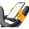 Renimove Supporto telefono cyclette spinning tapis roulant spin bike compatibile con smartphone con schermo fino a 7,5 installazione facile fissaggio sicuro e stabile rotazione a 360° (Giallo)