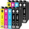 Yowell 10x 405XL Cartucce Compatibili con Epson 405 405xl Multipack per Workforce Pro WF-3820DWF WF-3825DWF WF-4820DWF WF-4825DWF WF-4830DTWF WF-7830DTWF WF-7835DTWF WF-7840DTWF