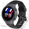PTHTECHUS 4G Smartwatch per Bambini con GPS, IP68 Impermeabile, Videochiamata, Telefono, SOS, Modalità Scuola, Chat Vocale, Contapassi, Sveglia per Ragazze e Ragazzi