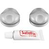 Metaltex serie Viva! - Set 2 elementi di fissaggio con silicone - (404800)