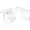 IPLEX Boolla Tavolo Tavolino Salotto Plexiglass PMMA Trasparente 90x48x41cm