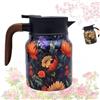 SOCLING Raidley Vintage Floral Pattern Tea Thermos,Doresty Thermos Tea Pot,raidley Vintage Floral Pattern Tea with Infuser,Mini-Hot Stainless Steel Floral Pattern Tea Ther-mos Lid for Hot Drinks (1000ml)