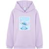 Disney Stitch Felpa con Cappuccio per Ragazza Adolescenti, Morbida Abbigliamento Paillettes Reversibili Felpe Ragazzo, Idee Regalo Bambini (Viola Stitch, 13-14 Anni)