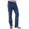 Brühl Bruehl 3142 Milano - Jeans elasticizzati da uomo con cintura abbinata Blu (910). 52
